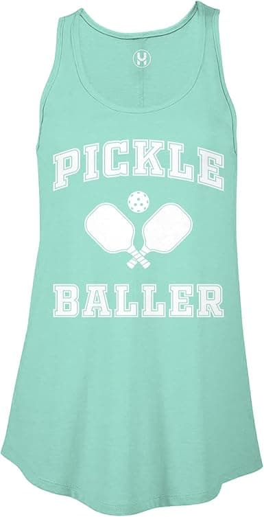 Pickle Baller – Paddles and Ball Flowy Tank Top