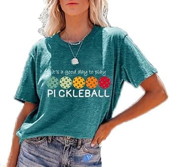 It's A Good Day to Play Pickleball – Women's Graphic Top