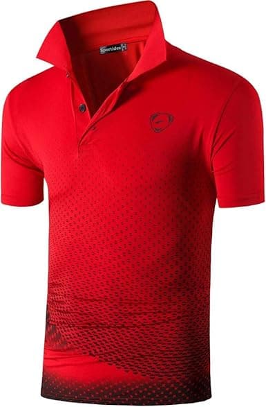 Men's Golf Shirt Short Sleeve Quick Dry Sport Polo Tee