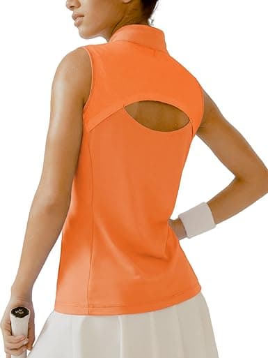 Women's Pickleball Golf Polo – Sleeveless Quick Dry