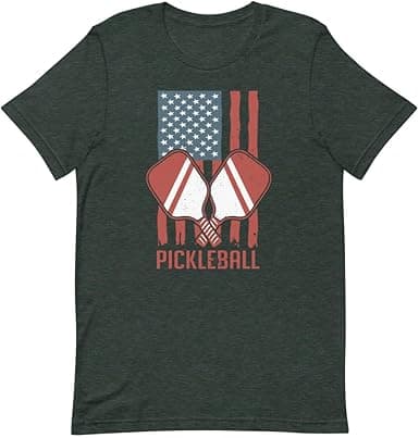 Vintage Pickleballs Player – Distressed Illustration