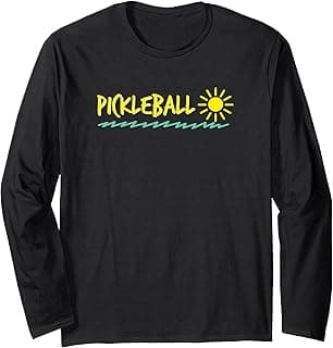 Sunshine Waves and Pickleball Long Sleeve T-Shirt