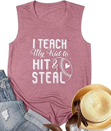 Heart Graphic Pickleball Tank – Women's Summer