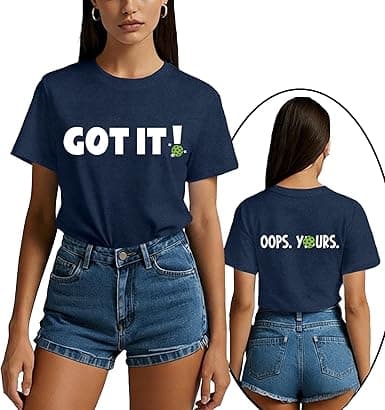 LuxLass Pickleball Shirt – Front & Back Print Women's