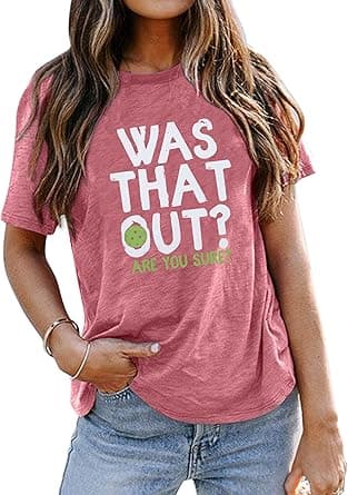 Women's Pickleball Graphic Tee – Was That Out?