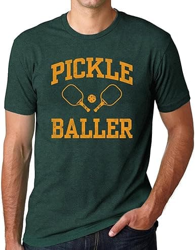 TIEEI Pickleball Shirts – Men's Paddleball Themed Tee