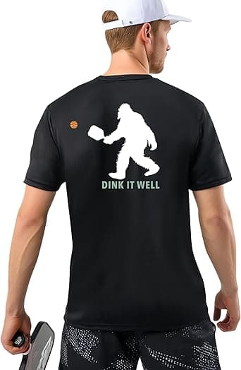 UPF 50+ Pickleball Performance Tee – Bigfoot Dink Power