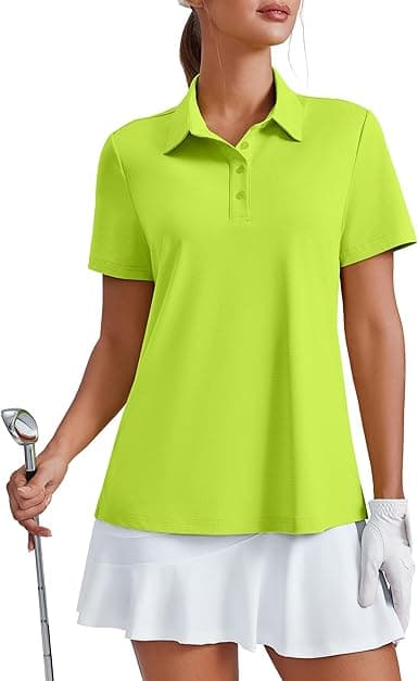 PINSPARK Women's Collared Athletic Pickleball Shirt