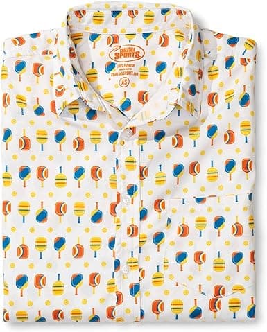 ChalkTalkSPORTS Pickleball Short Sleeve Button Down