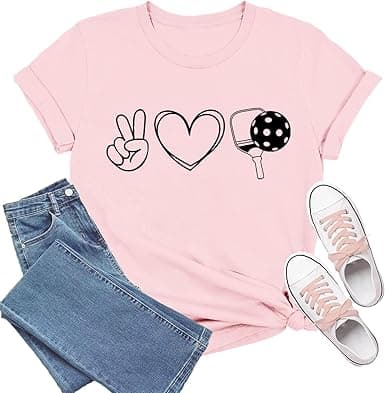 Peace Love Pickleball – Women's Sport T-Shirt