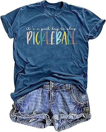 Women's Pickleball Graphic T-Shirt – Player Gift Tee