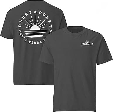 Court & Coast Short Sleeve Pickleball Shirt