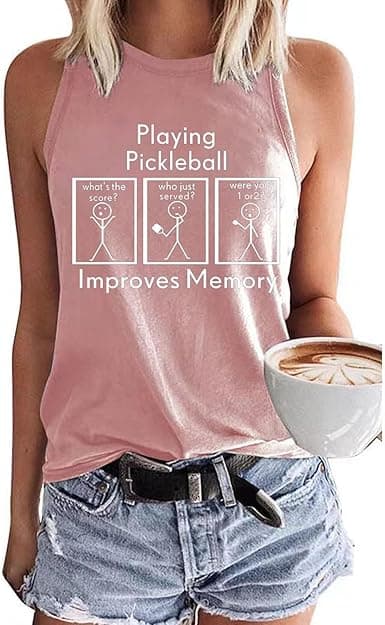 RMTXCD Women Pickleball Tank Top – Summer Sport