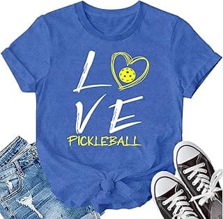 Pickleball Shirt Women Pickle Ball Lover T Shirt Pickleball Gifts Casual Pickle Ball Tee Tops