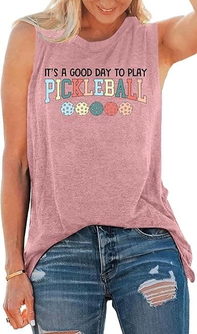 LHBNK Pickleball Tank Tops – Women's Summer Graphic