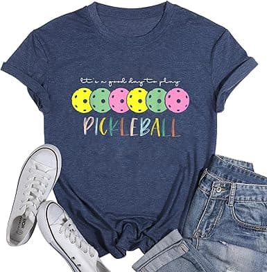 Pickleball Shirt for Women – Good Day Novelty Graphic Tee