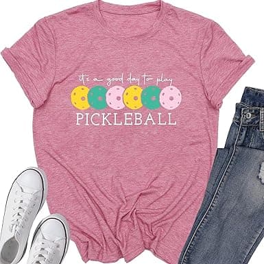 Pickleball Shirts for Women – Casual Player Gift Tee