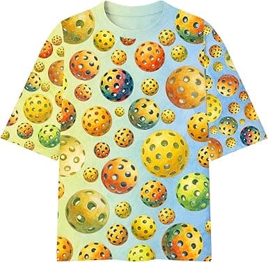 Fjalljós Pickleball Shirt Men – UPF 50+ Palm Paradise