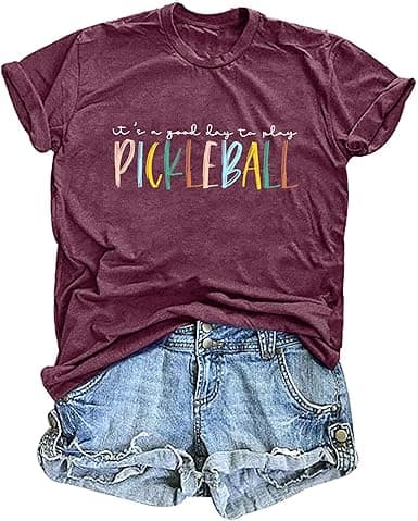 Women's Pickleball Graphic T-Shirt – Player Gift Top